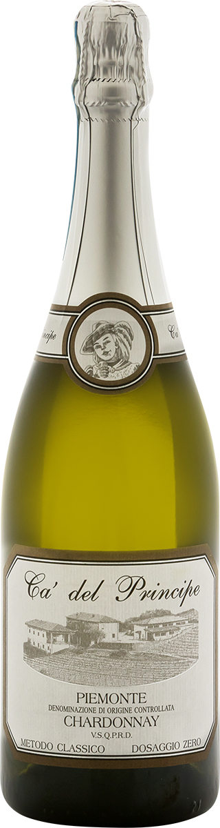 Piemonte D.O.C. Chardonnay Metodo Classico V.S.Q.P.R.D. Millesimato 2014 Dosaggio Zero.