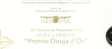 "Douja D'Or award", 43th national D.O.C. and D.O.C.G. wine competition.