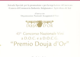 "Douja D'Or award", 43th national D.O.C. and D.O.C.G. wine competition.